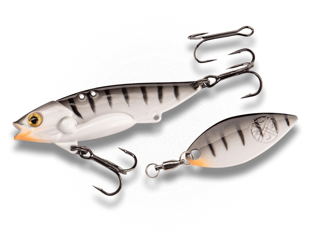 LMAB Köfi Techno Vibe Spinnerblade Bladpilker 25g - White Tiger