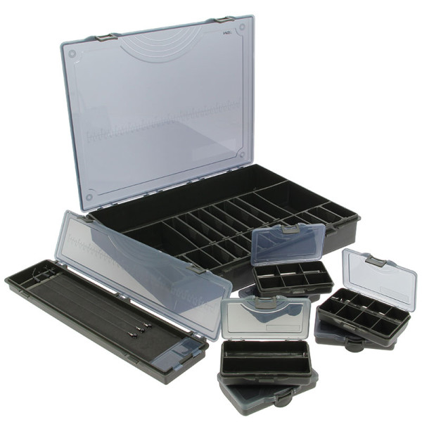 NGT Tackle Box System including Bit Boxes - Model: NGT Tacklebox System 7 + 1
