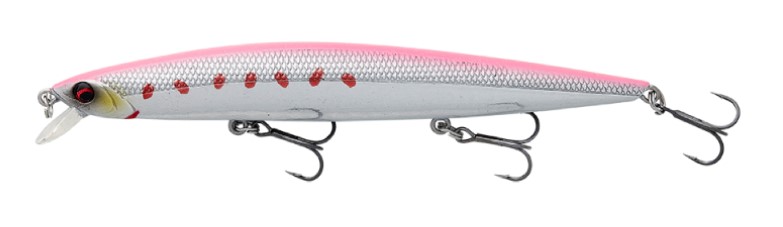 Savage Gear Sea Bass Minnow Floating Lure 14cm (18.5g) - Pink Sardine