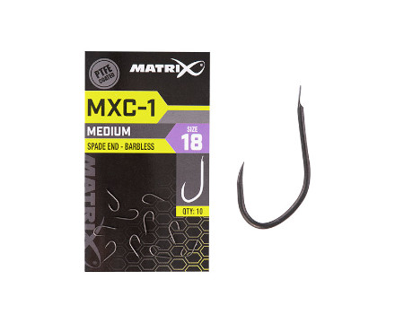 Matrix MXC-1 Barbless Spade End Coarse Hooks (10pc)