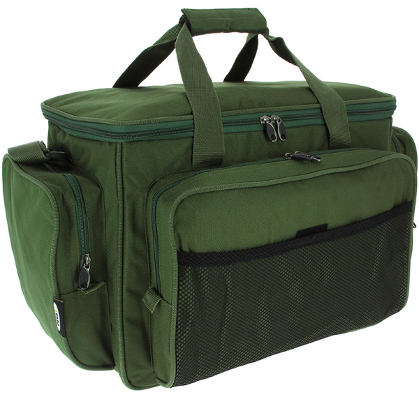 NGT Carryall Set with carryall for carp equipment and rods - NGT Green Insulated Carryall