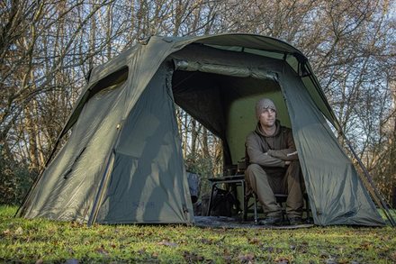 Solar SP Quick-Up Shelter Green Mk II Carp Tent + Groundsheet