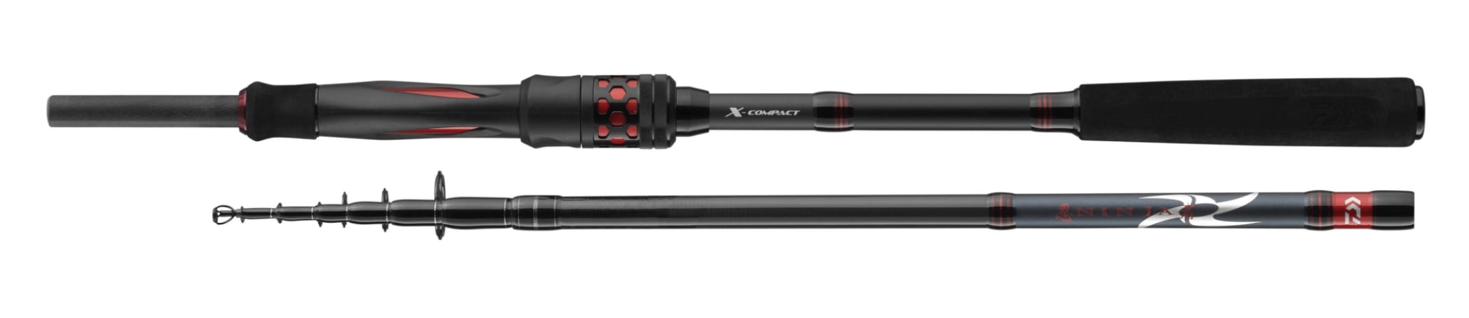 Daiwa Ninja X-Compact Spin Telescopic Travel Rod