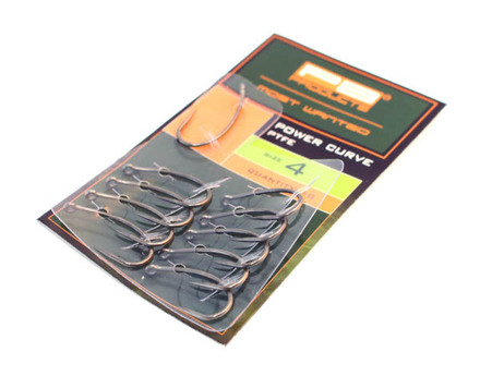 PB Products Power Curve Hook PTFE Barbed (10 pieces)