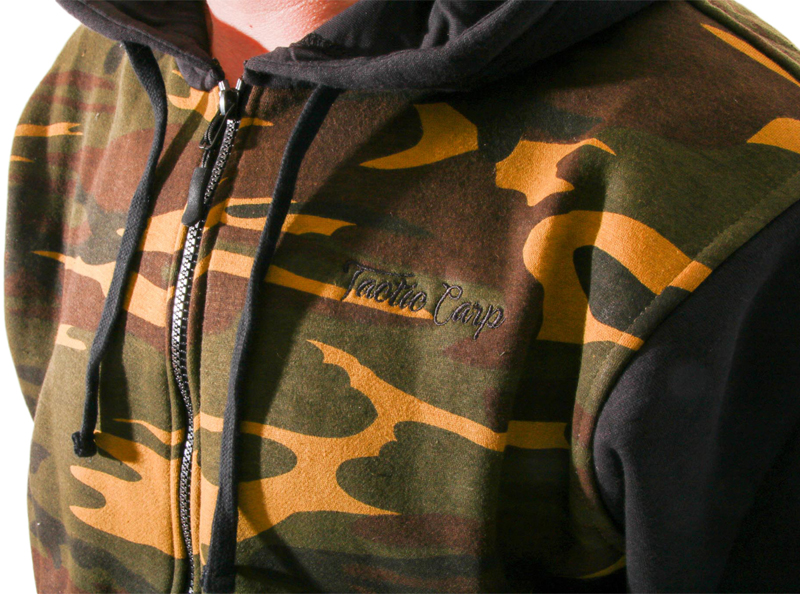 Tactic Carp Hoody Camo with Zip