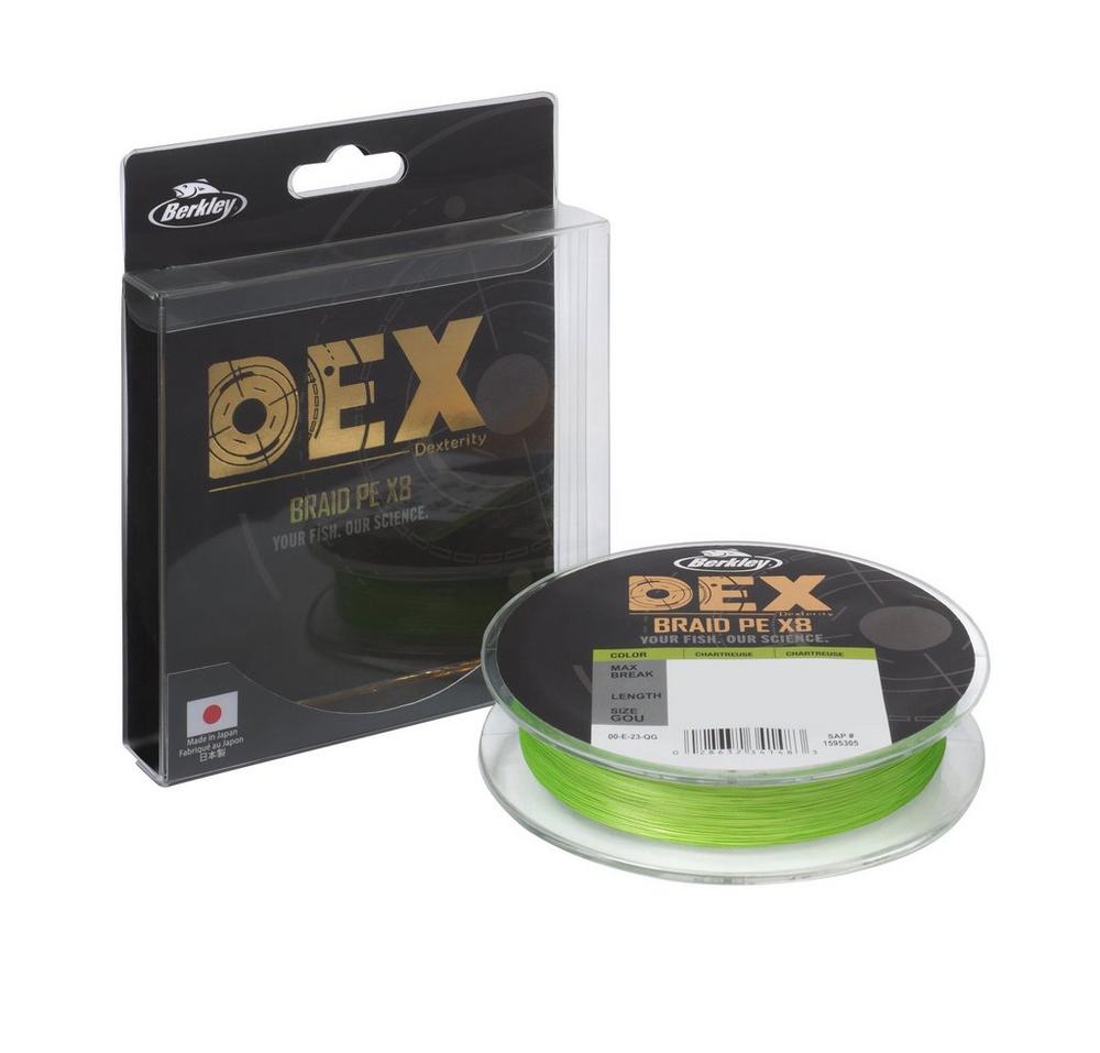 Berkley Dex X8 Pe Braided Line Chartreuse (150m)