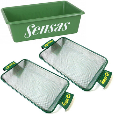 Sensas Bloodworm Tray + 2 Sieves