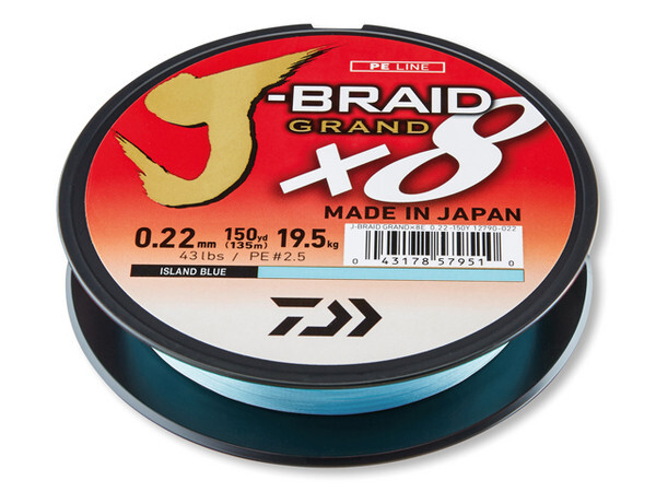 Daiwa J-Braid Grand X8E 135m IB (multiple options)