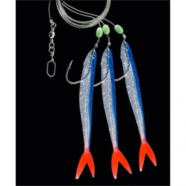 Jenzi Norway Rigs 3-Arm DS (multiple options) - Blue Red