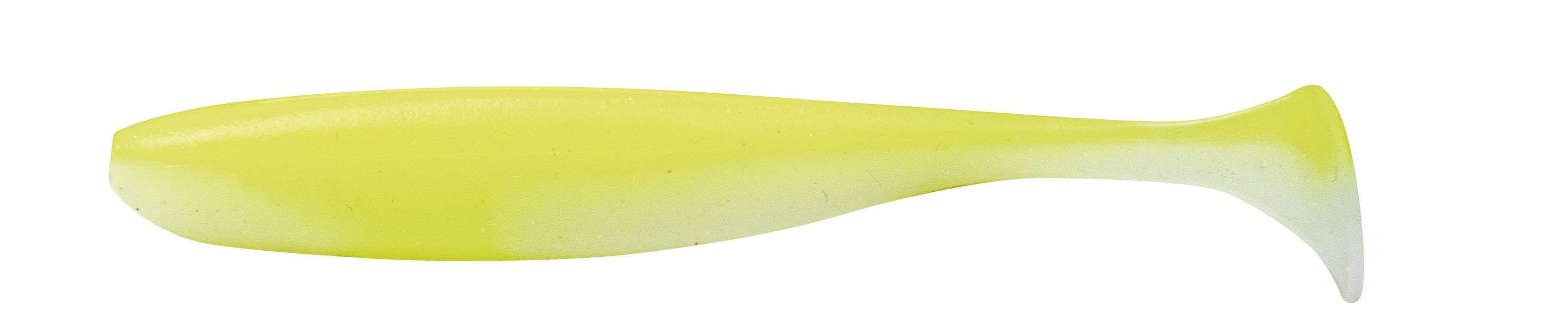 Keitech Easy Shiner Shad 2 inch (5cm) (10 pieces) - S14-White Chartreuse