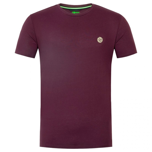 Korda LE Split Tee Burgundy Shirt