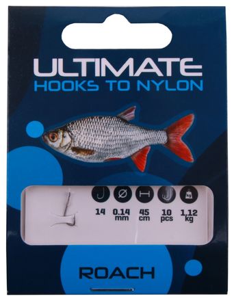 Ultimate Roach Hooks To Nylon 10 pcs