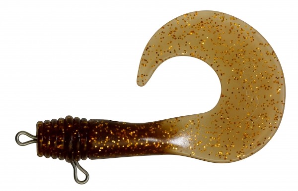Illex Dexter Tail, make your jerkbait even more attractive! - Smoke Brown Clear