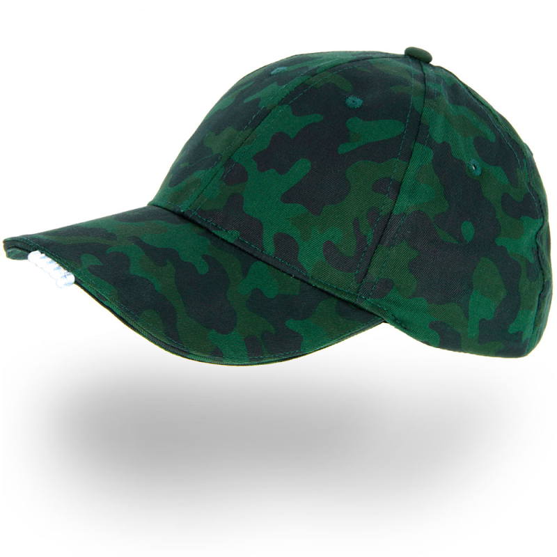 NGT Camo Cap - With 5 LED Lights