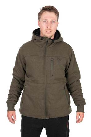 Fox Collection Sherpa Jacket Green/Black