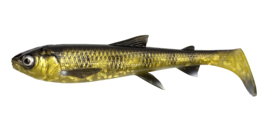 Savage Gear 3D Whitefish Shad 23cm (94g) - Black Gold Glitter