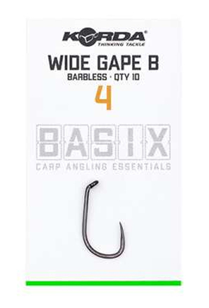 Korda BASIX Wide Gape Hook B, Carphunter&Co Shop