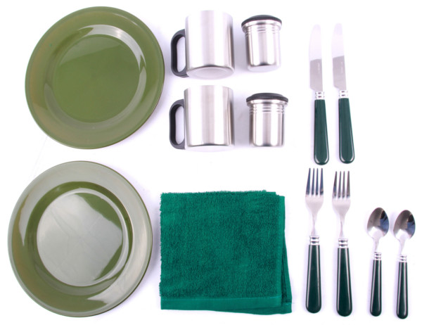 NGT Complete Cutlery Set for 2 People including Carry Case