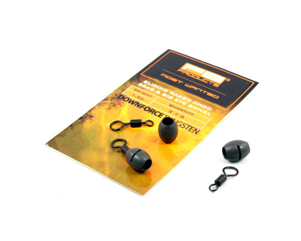 PB Products Downforce Tungsten Naked Chod Bead (3 pieces) - 1,5g (Big Eye)