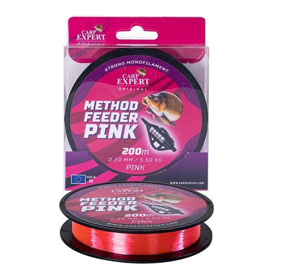 Energo Method Feeder Monofilament Pink 200m - Energo Monofilament Line