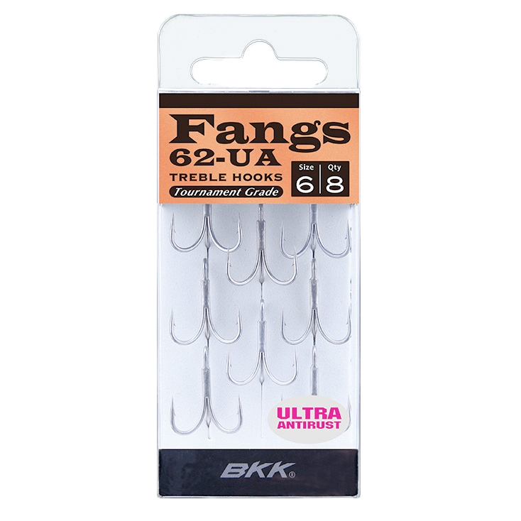 BKK Fangs-62 UA Treble Hooks