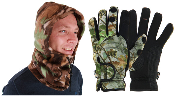 NGT Winter Wear - Fleece Snood + Neoprene Gloves