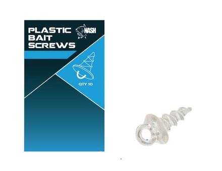 Nash Plastic Bait Screw 13mm (10 pieces)