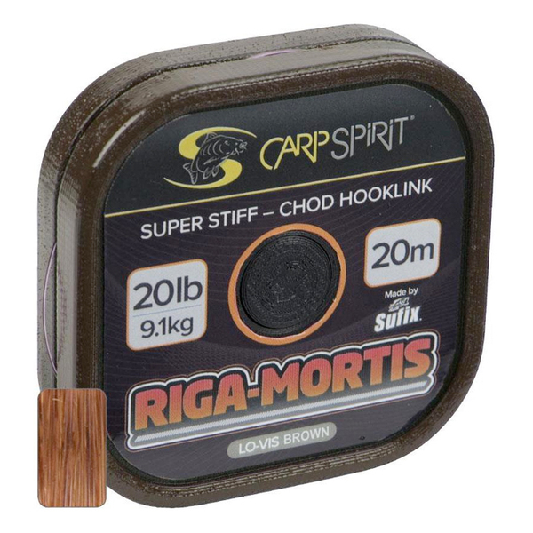 Carp Spirit Riga Mortis Brown Leader Material 20m