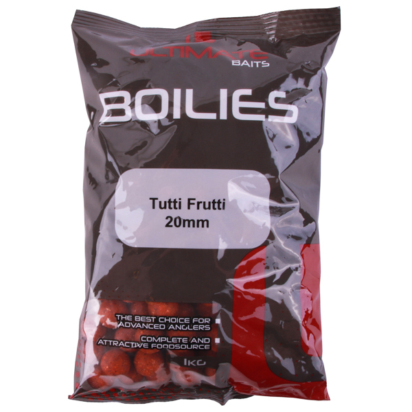 Super Complete Carp Set - Ultimate Baits Tutti Frutti 20mm 1kg