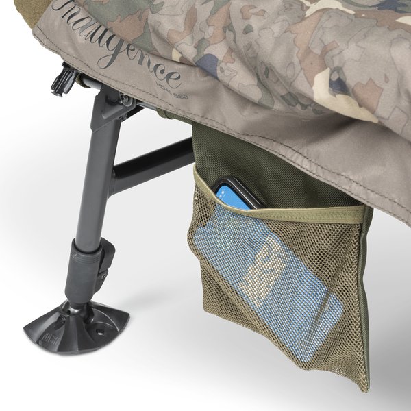 Nash Indulgence HD40 Sleep System 6 Legs Camo Stretcher (Incl. Duvet)