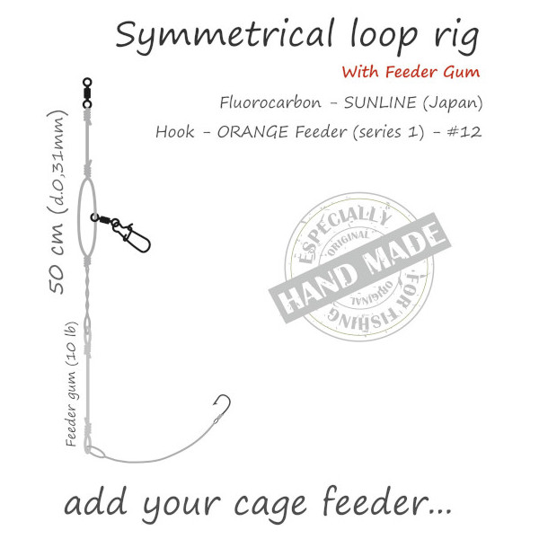 Life-Orange Feeder Rig Symmetrical Loop With Elastic