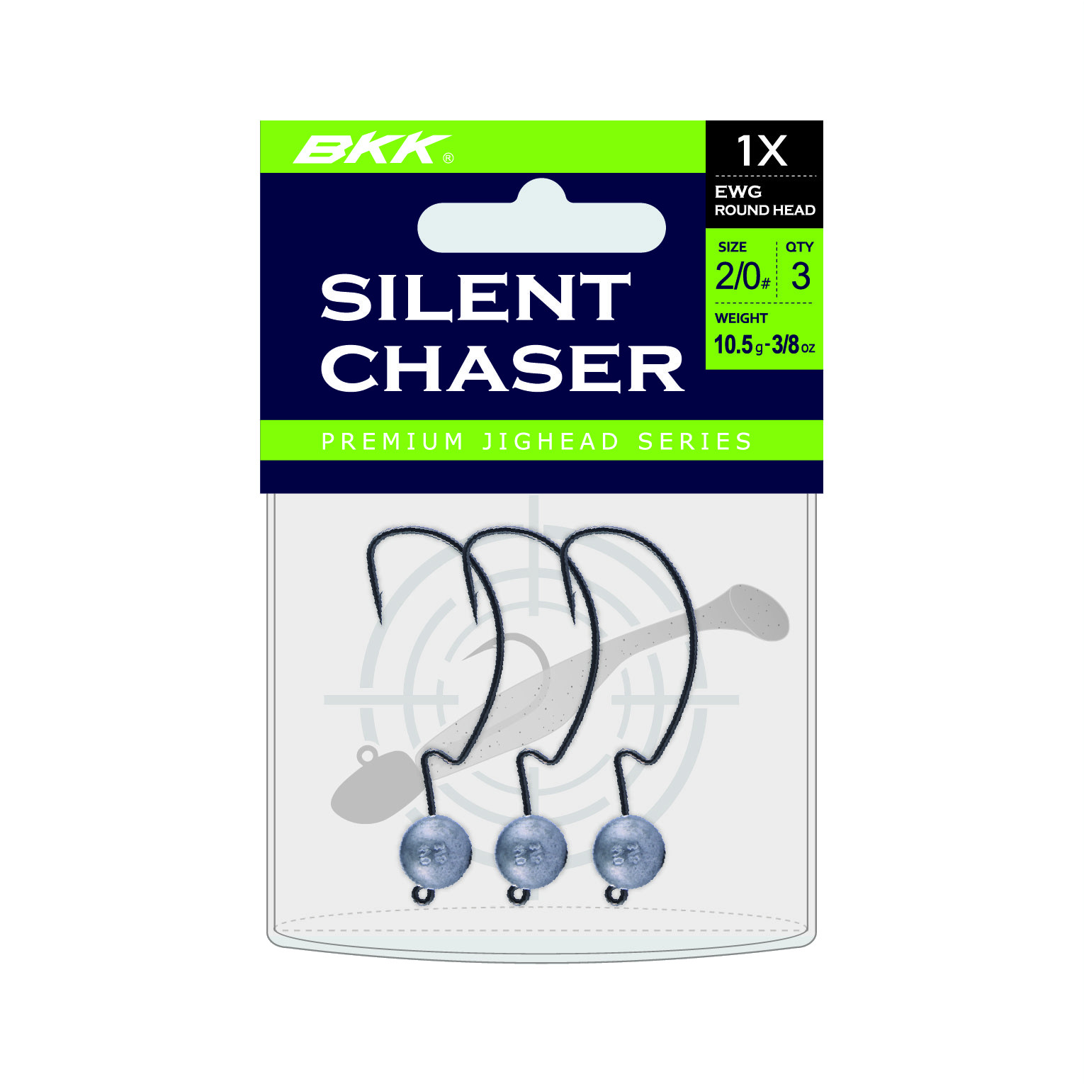 BKK Silent Chaser 1X EWG Round Head Jighead #3/0