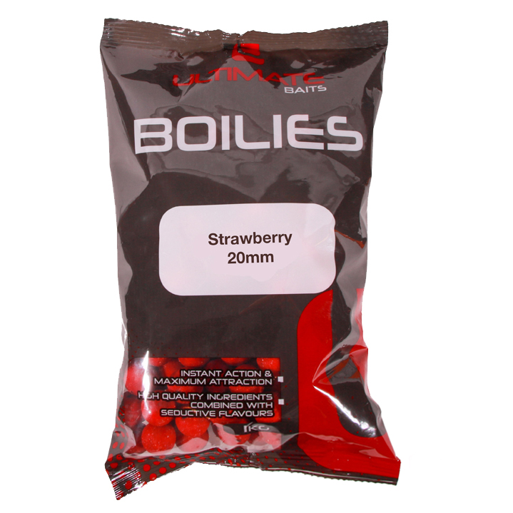 Ultimate Baits Strawberry 20mm 1kg