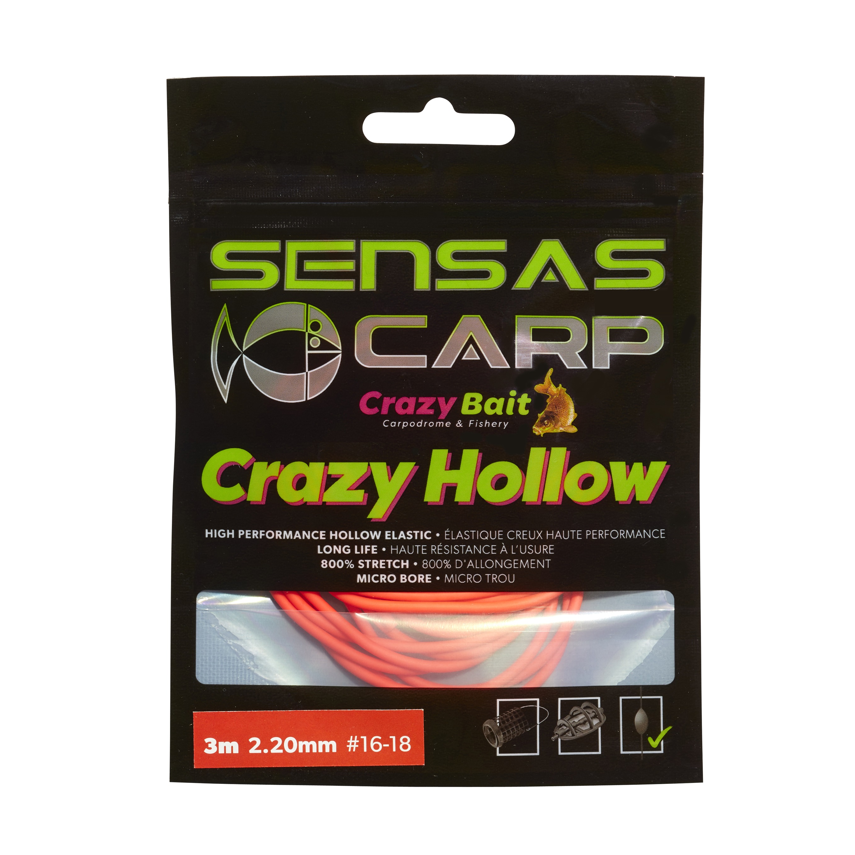 Sensas Crazy Hollow. Elastic Soft 800%