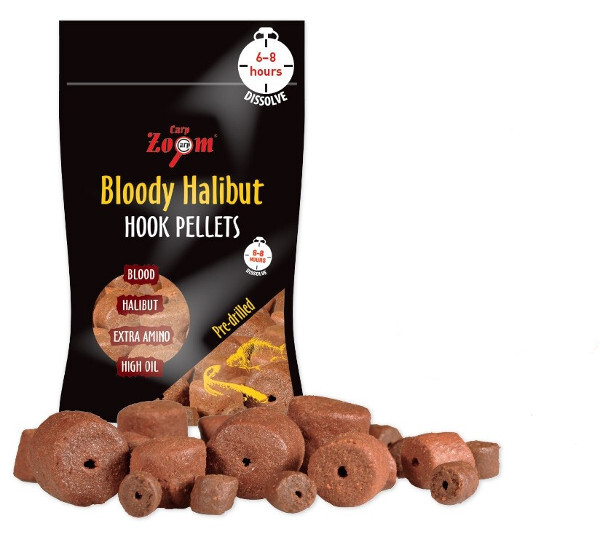 Carp Zoom Bloody Halibut Hook Pellets 150 g