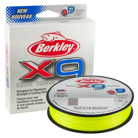 Berkley x9 Braided Line Flame Green 2000m