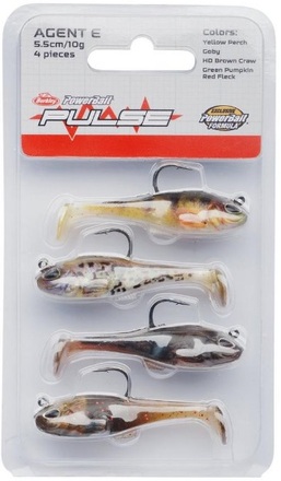 Berkley Pulse Agent E Softbait 4-Pack 5.5cm (10g)