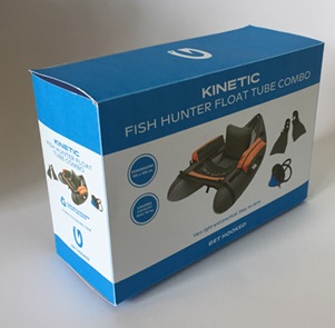 Kinetic Fish Hunter Float Tube Combo Incl. Flippers and Pump
