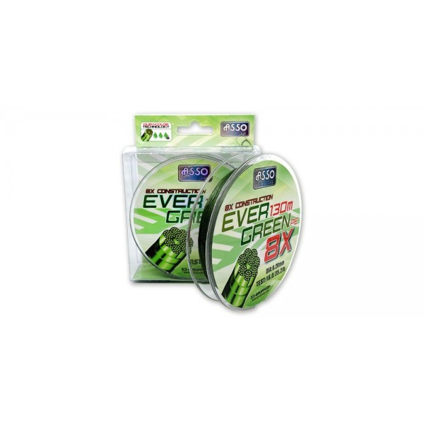 Asso Evergreen 8x Braid Green