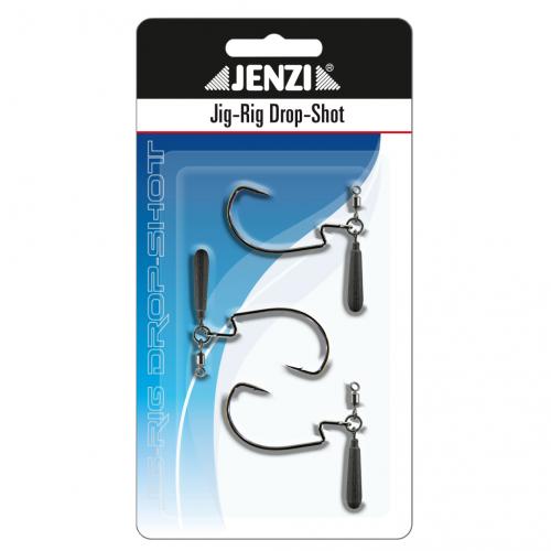 Jenzi Jig Rig Drop Shot Hooks (multipe options) - 5g