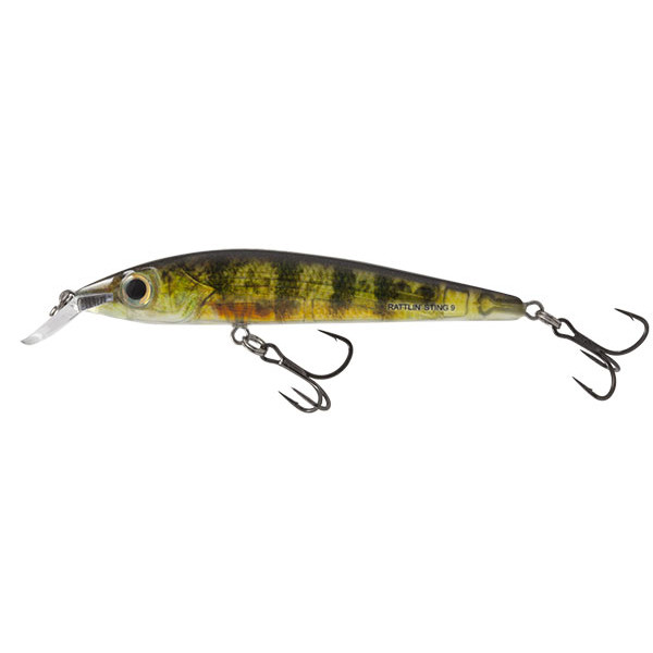 Salmo Rattlin' Sting Suspending Twitchbait 9cm (11g) - Real Yellow Perch