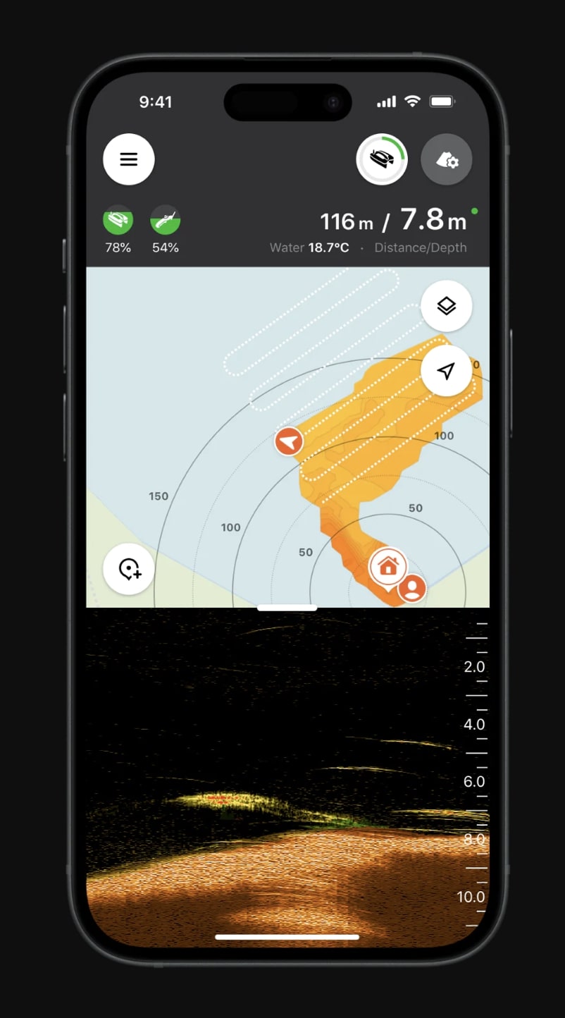 Deeper Quest Bait Boat (Fish Finder + GPS + Autopilot)