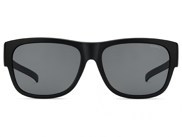 Polaroid PLD 9003/S Suncover Fitover Sunglasses - Black frame / grey glasses