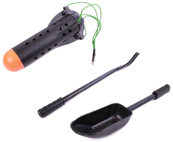 Ultimate Baiting Kit with throwing stick, scoop and spod!