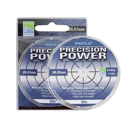 Rig Material for Coarse Preston Reflo Precision Power Nylon 50m