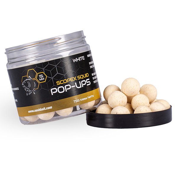 Nash Scopex Squid Pop Ups White 75g