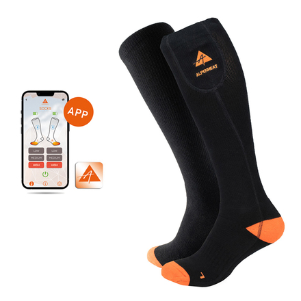 Alpenheat Electronically Heated Socks - Cotton