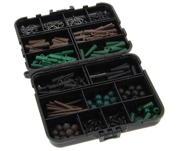 170 x NGT Carp Terminal Tackle + 4 Bit Boxes