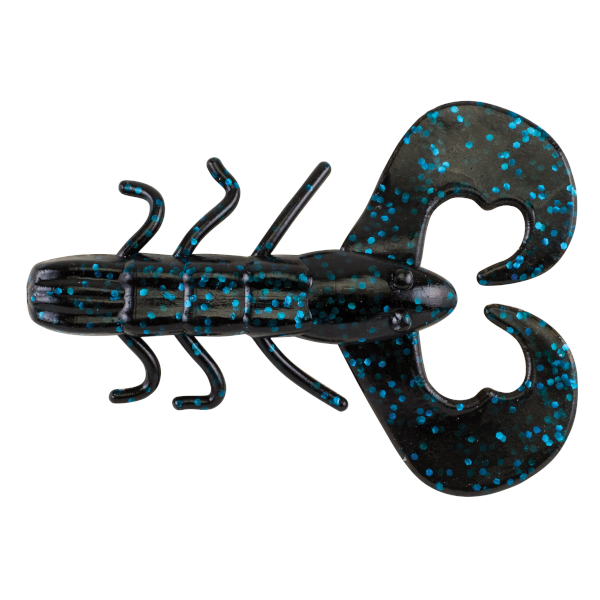 Berkley Powerbait Chigger Bug 3'' 10pcs (multiple options) - Black Blue Fleck