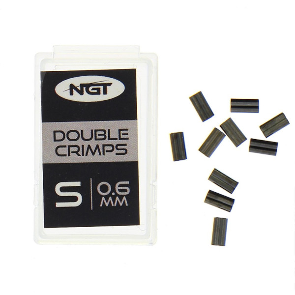 NGT Double Crimps (10 pieces) - S (0,06mm)